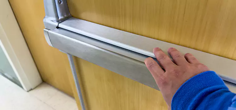 Installing a Push Bar on a Door North Lynnwood